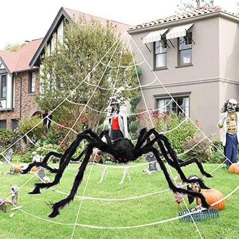 Amazon Unglinga Giant Yard Halloween Decorations Outdoor Spider