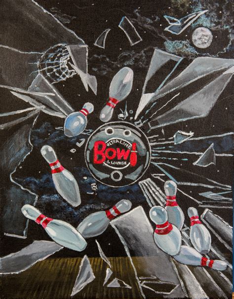 Bonnie Siracusa Murals Fine Art Gallery Bowling Alleys
