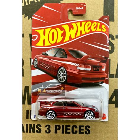 Hot Wheels Genuine Special Model Honda Civic Si Red Shopee Singapore