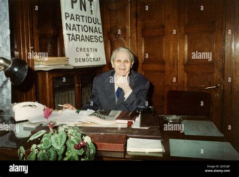 Romanian Politician Corneliu Coposu Stock Photo Alamy