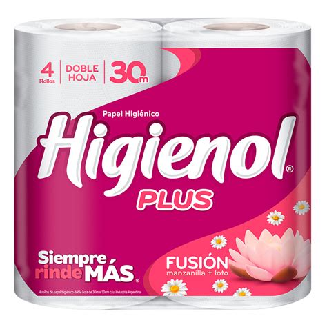 Papel Higénico Higienol Plus Doble Hoja 30m 4u Masonline Más Online