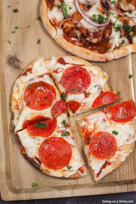 Pita Pizza Recipe Easy And Frugal Pita Bread Pizza