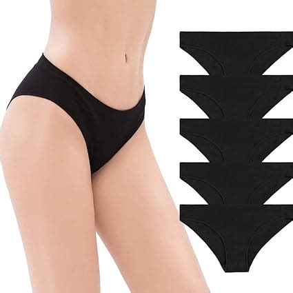 R RUXIA Women S Hipster Panties Seamless Low Rise Cheekini Panty Soft Stretch Bikini Underwear