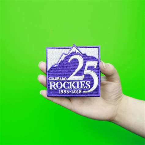 2018 1993 Colorado Rockies 25th Anniversary Logo Sleeve Patch – Patch ...