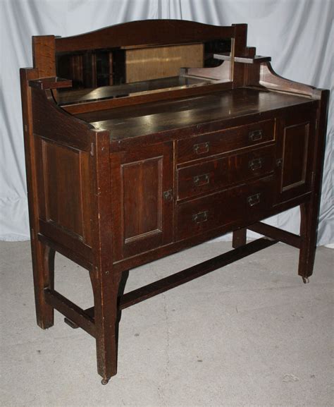 Bargain John's Antiques | Antique Mission Arts and Crafts Sideboard ...