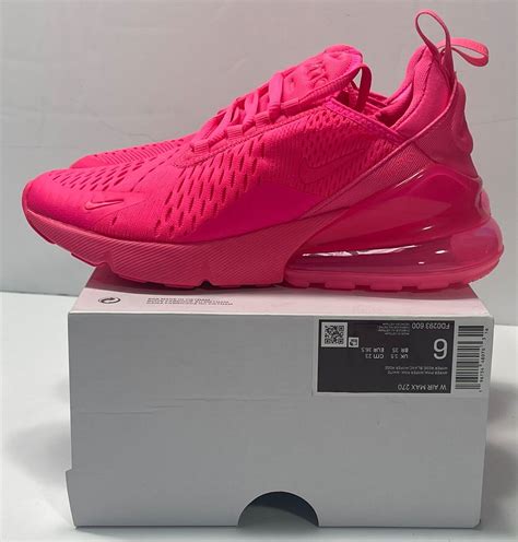 Size 6 Nike Air Max 270 Triple Pink For Sale Online Ebay