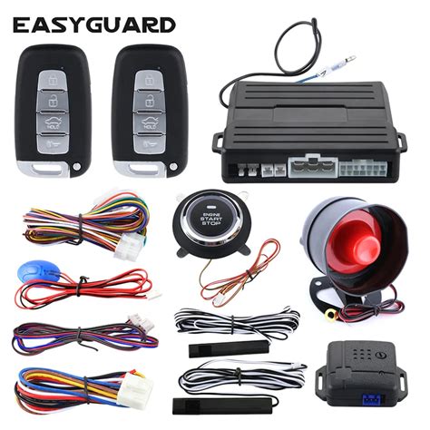 Easyguard Alarme Automotivo Entrada De Controle Remoto Sem Chave