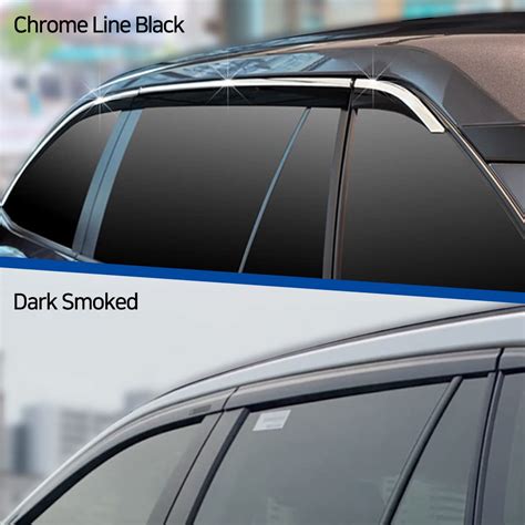 Snapklik Autoclover Side Window Visor Piece Set For Toyota Rav