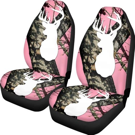 Pink Camouflage Seat Covers