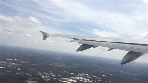 American Airline Airbus A321 Charlotte To Dallas Takeoff And Landing Youtube