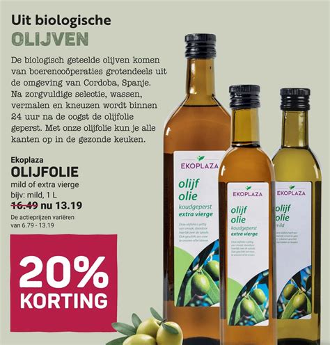 Olijfolie Mild Of Extra Vierge Aanbieding Bij Ekoplaza