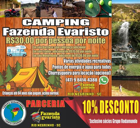 Camping Fazenda Evaristo Grupo Rodamundo