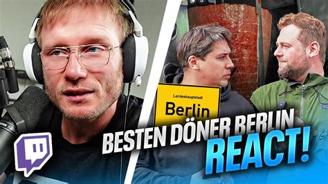 BESTEN DÖNER IN BERLIN Holle reagiert YouTube