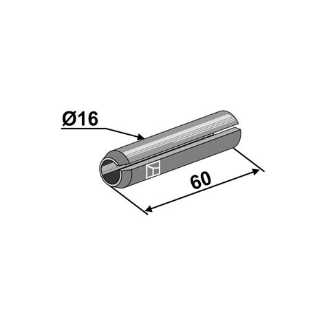 Goupille mecanindus Ø16x60