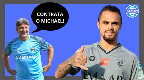 OLHA O QUE RENATO GAUCHO FALOU SOBRE O MICHAEL NO GRÊMIO YouTube