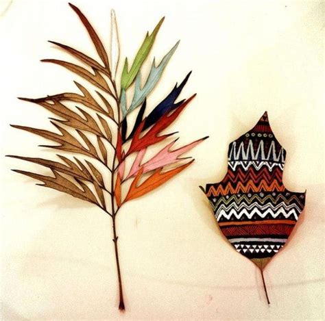 Цветочная соната | ВКонтакте | Painted leaves, Crafts, Leaf art