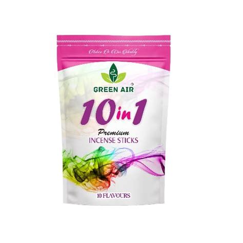 Green Air 10 In 1 Agarbatti For Pooja 10 Premium Incense Stick