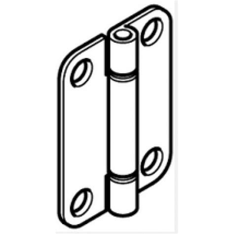 Карточная петля ,для складных дверей 30x40 мм