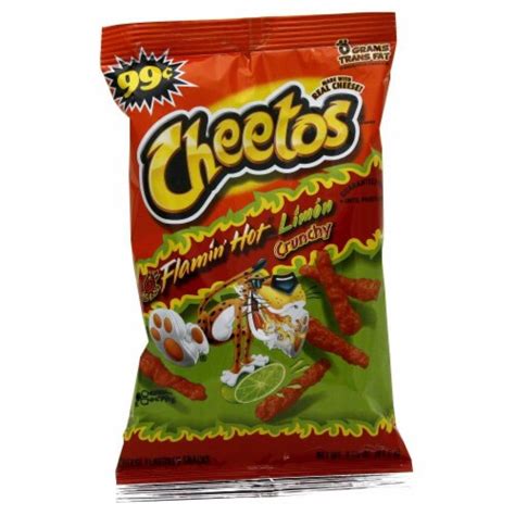 Cheetos Flamin Hot Limon Crunchy Oz Frys Food Stores