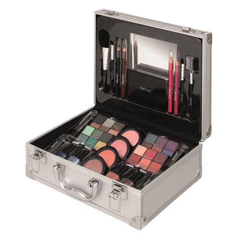 Studio | Large Silver Makeup Beauty Case | None | SportsDirect.com