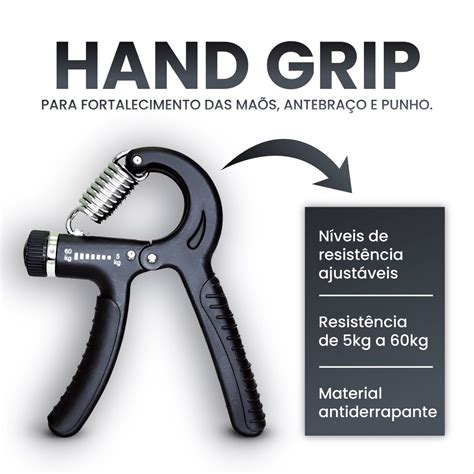 Hand Grip Ajustável Flexor De Punho Mola de Mãos Fitness 5kg a 60kg