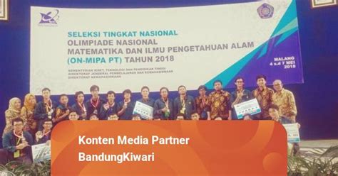 Mahasiswa Itb Borong Medali Di Olimpiade Matematika Dan Ipa Kumparan