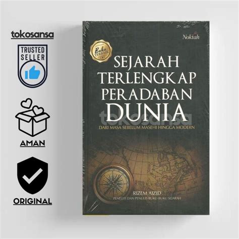 Jual Buku Sejarah Terlengkap Peradaban Dunia Hard Cover Dari Masa