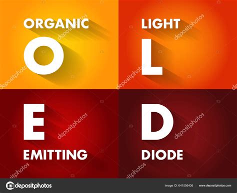 Oled Organic Light Emitting Diode Which Emissive Layer Film Organic Stock Vector By ©dizanna