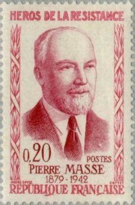 Stamp Pierre Masse France Resistance Heroes Yt Fr