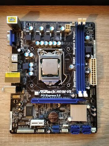 Pirkti ASRock H61M-VS Intel H61 Micro ATX DDR3 LGA1155 1 x PCI-E x16 ...
