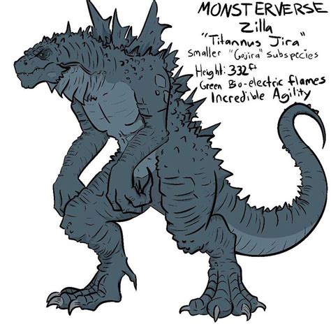 Monsterverse Zilla concept (credit to @extinctdoodles, link in comments ...