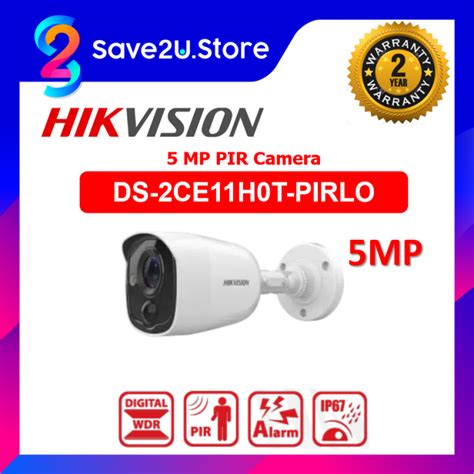 Hikvision Ds Ce H T Pirlo Mp Pir Camera Lazada