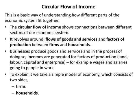 Circular Flow Of Income Ppt