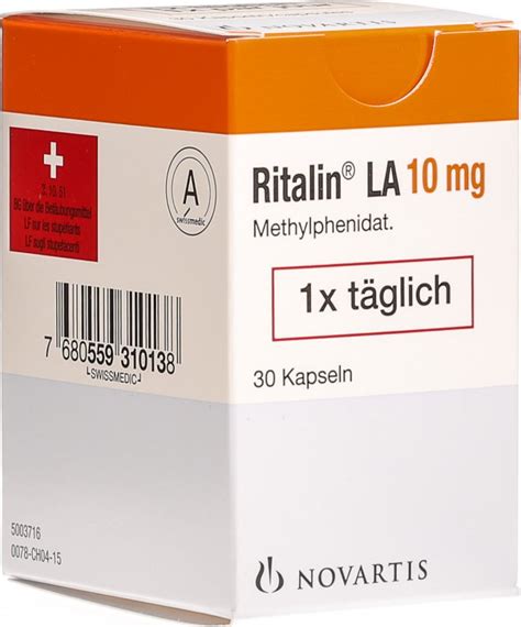 Ritalin La Kapseln 10mg 30 Stück In Der Adler Apotheke