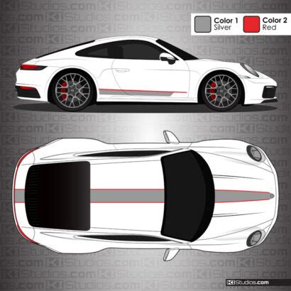 Porsche Carrera Stripe Kit Ki Studios