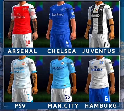 Ultigamerz PES 2013 New Kits Pack 2018 19 Season