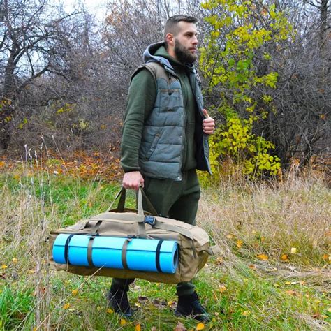 Дорожная сумка - рюкзак Khatex COMPACT (Койот) 65л купить в Украине ️ ЗВЗ