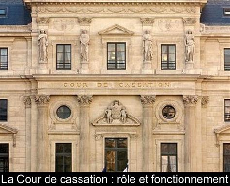 La Cour De Cassation Rôle Et Fonctionnement