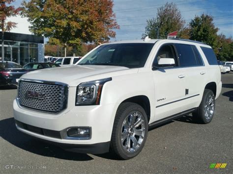 2016 White Frost Tricoat Gmc Yukon Denali 4wd 107951072 Photo 2