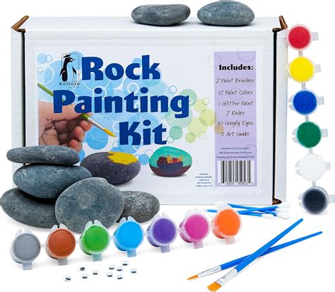 Deluxe Rock Painting Kit For Kids Kindness Rock Painting Supplies Set