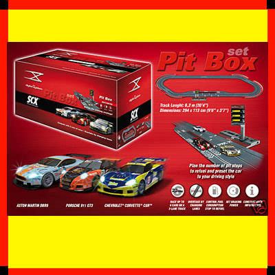 SCX 10130 Digital GT Slot Car racing race Set Pit Box | #101616305