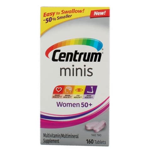 Centrum® Women's 50+ Multi-Vitamin Mini Tablets, 160 ct - QFC