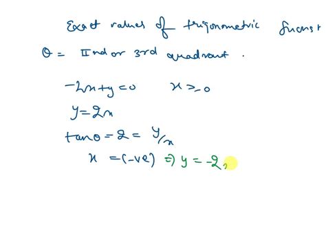 SOLVED The Equation With A Restriction On X Is The Terminal Side Of