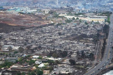 Hawái desgarradoras imágenes muestran lo que queda de la ciudad de