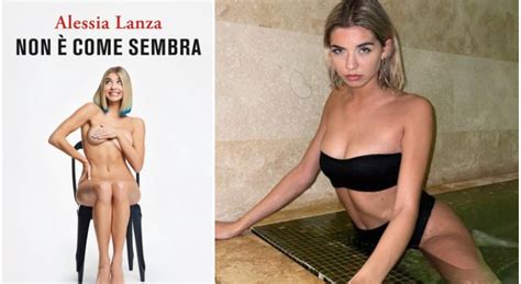 Alessia Lanza La Tiktoker Nuda Sulla Copertina Del Suo Primo Libro