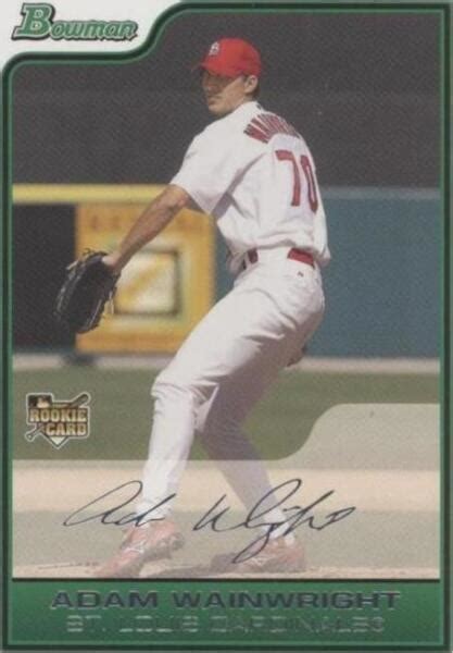 Bowman White Adam Wainwright Rc For Sale Online Ebay