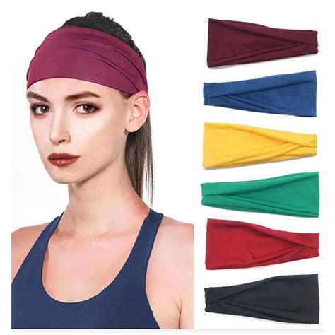 1pc Absorbent Cycling Yoga Sport Sweat Headband Men Sweatband For Men