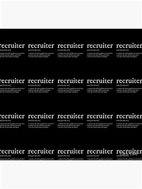 Definition Of Recruiter Funny Design Socks For Sale By Click Like