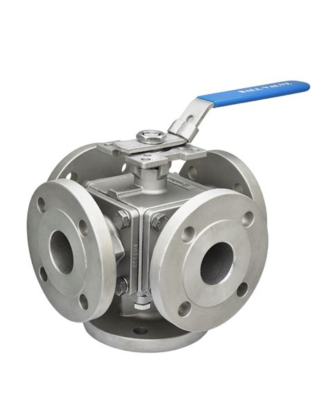 V 5way F 5 Way Flanged Ball Valve Multiport Valtec