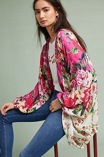 Field Of Flowers Kimono Women Boho Chic Fashion Fashion